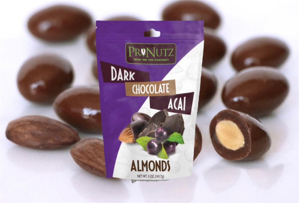 Pronutz- Dark Chocolate Açaí Almonds (5oz)