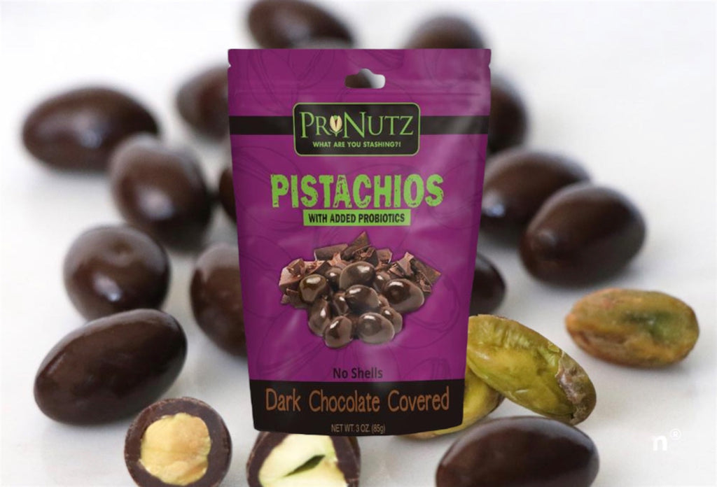 【即納】PT-01 国産ヌメ革 丘染めブラック アポロコンチョ ニッケル Pronutz - Dark Chocolate Covered Pistachios With Added Probiotics (No