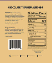 Milk Chocolate Tiramisu Almonds 5(oz)
