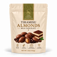Lux Almond Collection: Milk Chocolate Tiramisu Almonds 5(oz)