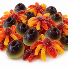 Sugar Rush: Halloween Gummy Mix 12 oz Mix of Spider and Eyeball Gummies