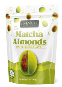 Pronutz- White Chocolate Matcha Almonds 5oz