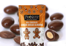 Pronutz: Milk Chocolate Ginger Bread Almonds 8oz