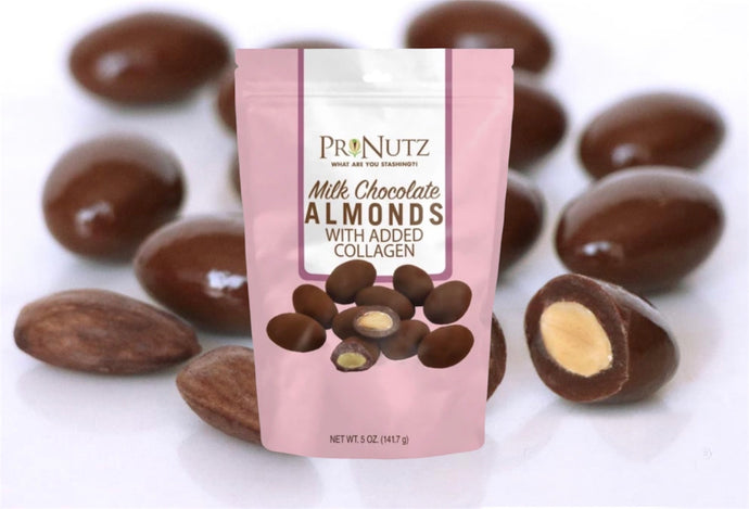 Pronutz-Milk Chocolate Almonds With Added Collagen (5oz)