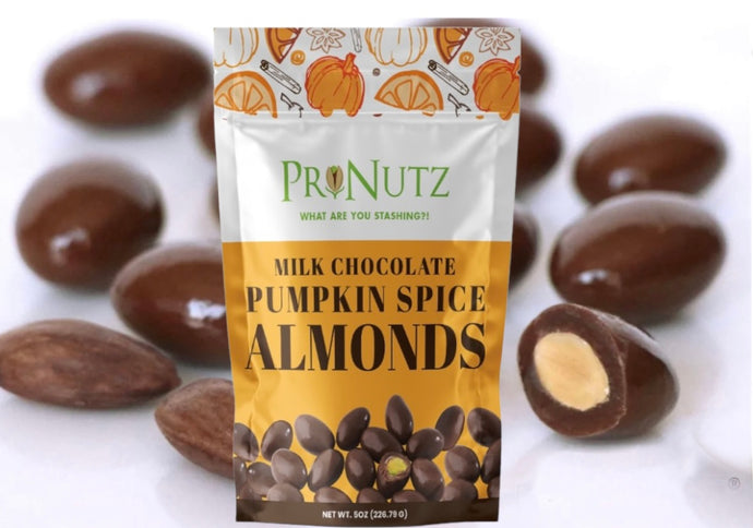 Pronutz- 8(oz) Milk Chocolate Pumpkin Spice Almonds